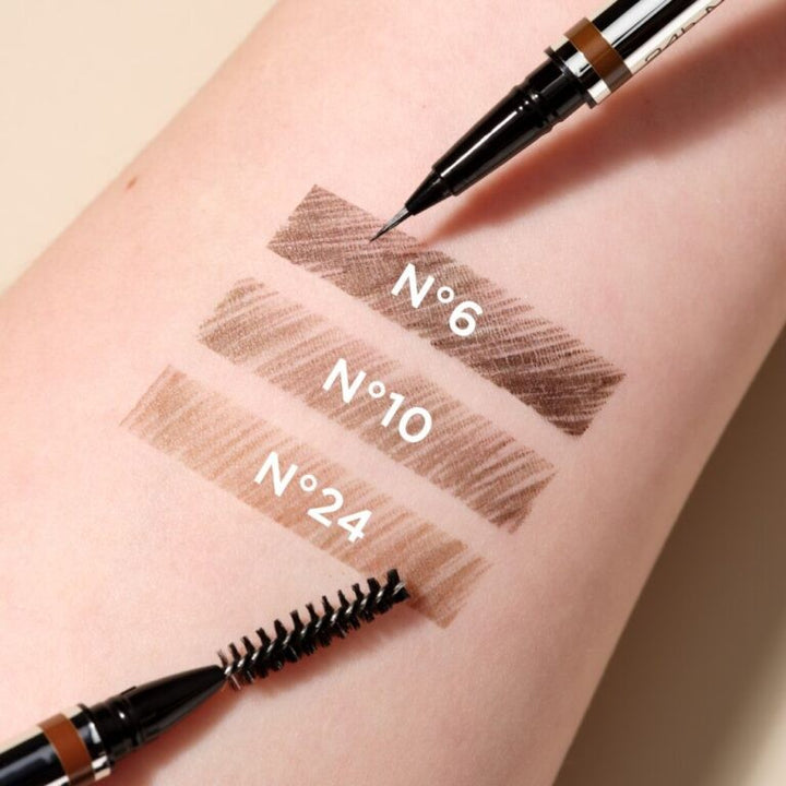 ARTDECO -  ČRTALO ZA OBRVI 24h MICRO BROW LIQUID LINER 24 MEDIUM BROWN