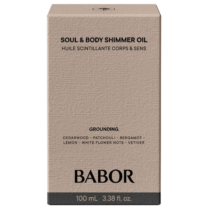 BABOR GROUNDING - SOUL &amp; BODY SHIMMER OIL