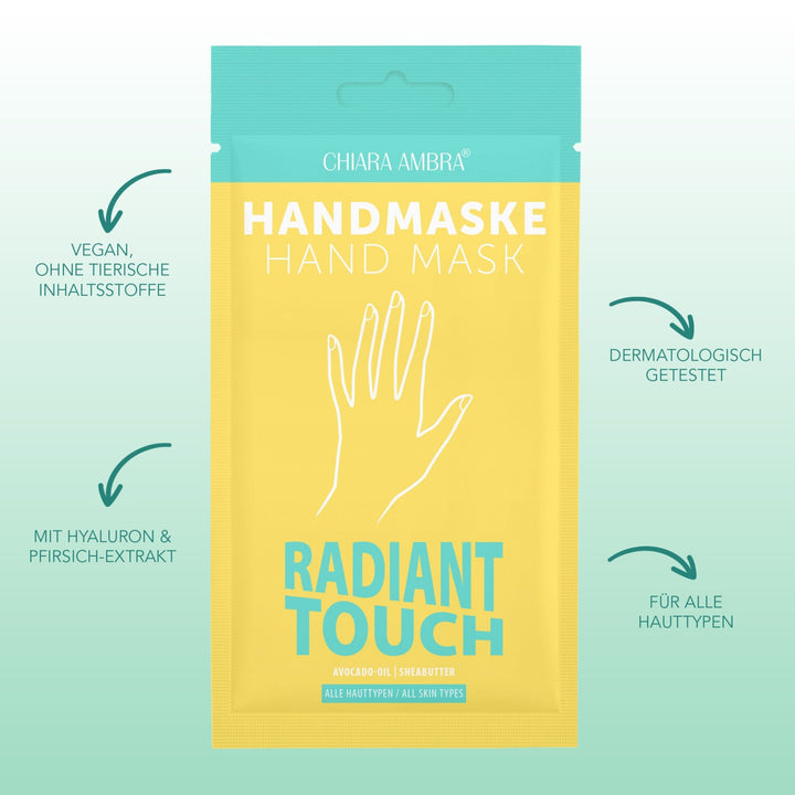 CHIARA AMBRA® HAND MASK WITH AVOCADO OIL &amp; SHEA BUTTER