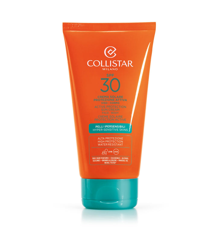 COLLISTAR ACTIVE PROTECTION SUN CREAM - KREMA ZA SONČENJE ZA OBRAZ IN TELO SPF 30+