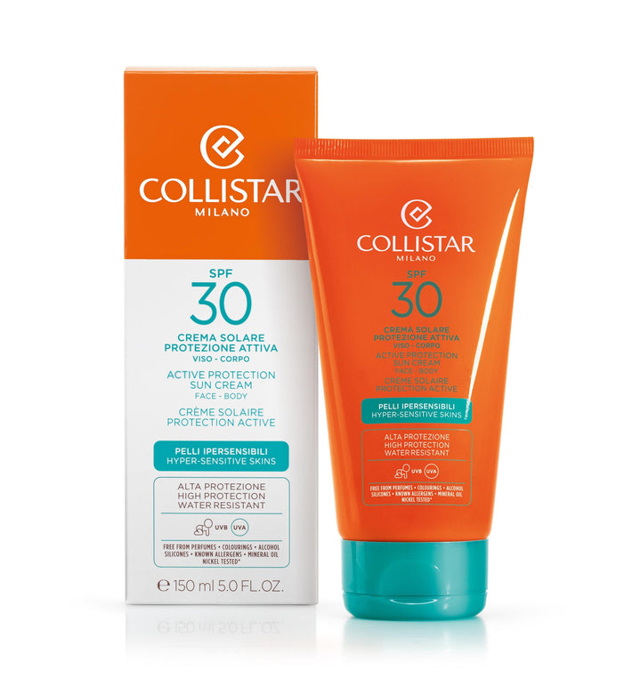 COLLISTAR ACTIVE PROTECTION SUN CREAM - KREMA ZA SONČENJE ZA OBRAZ IN TELO SPF 30+