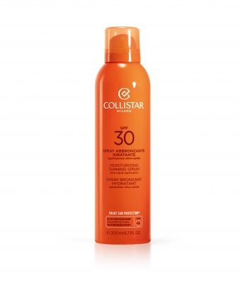COLLISTAR MOISTURIZING TANNING SPRAY - VLAŽILNI SPREJ ZA SONČENJE SPF30 #barva_spf30