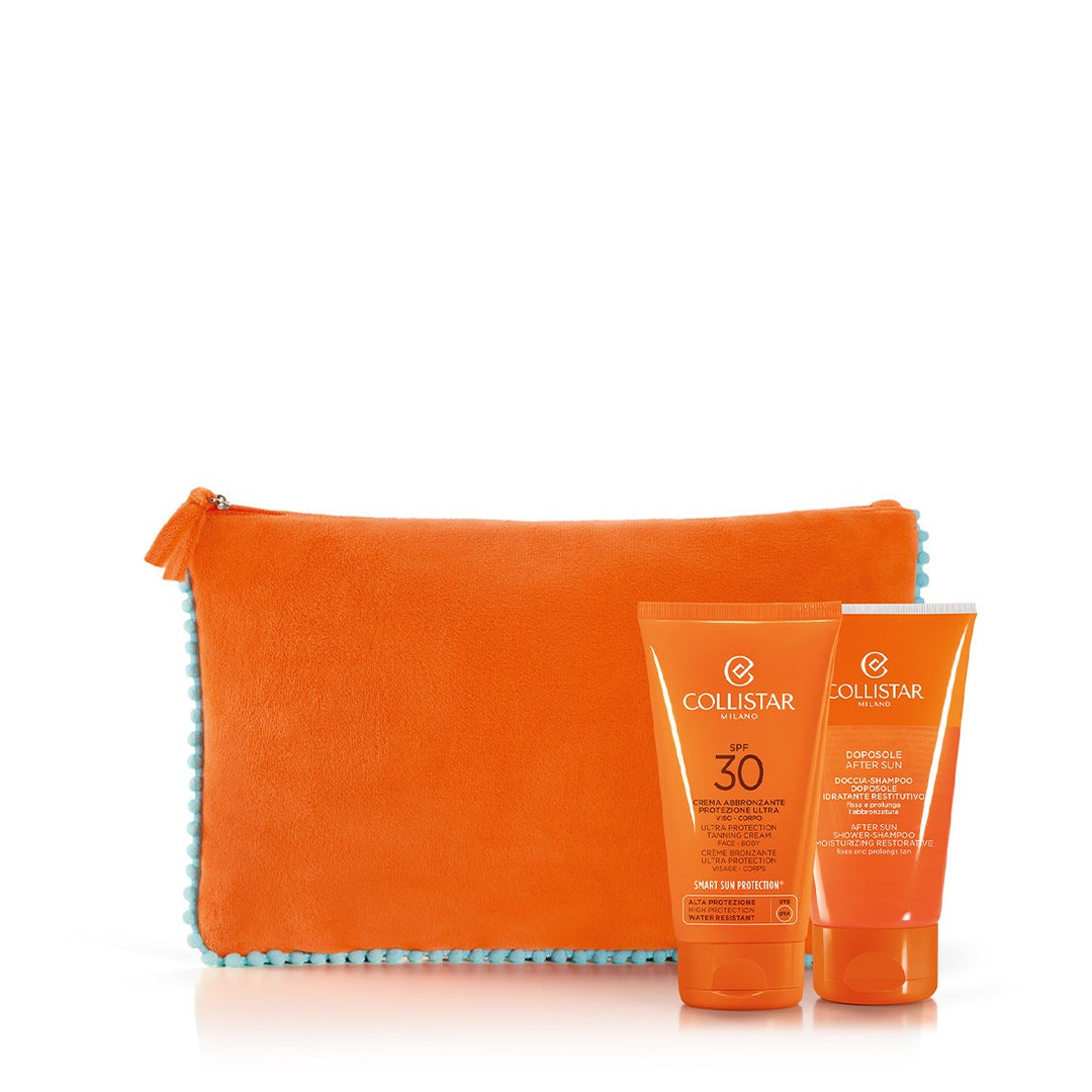 COLLISTAR SUN SET -PROTECTIVE TANNING CREAM SPF30 + AFTER SUN SHOWER SHAMPOO