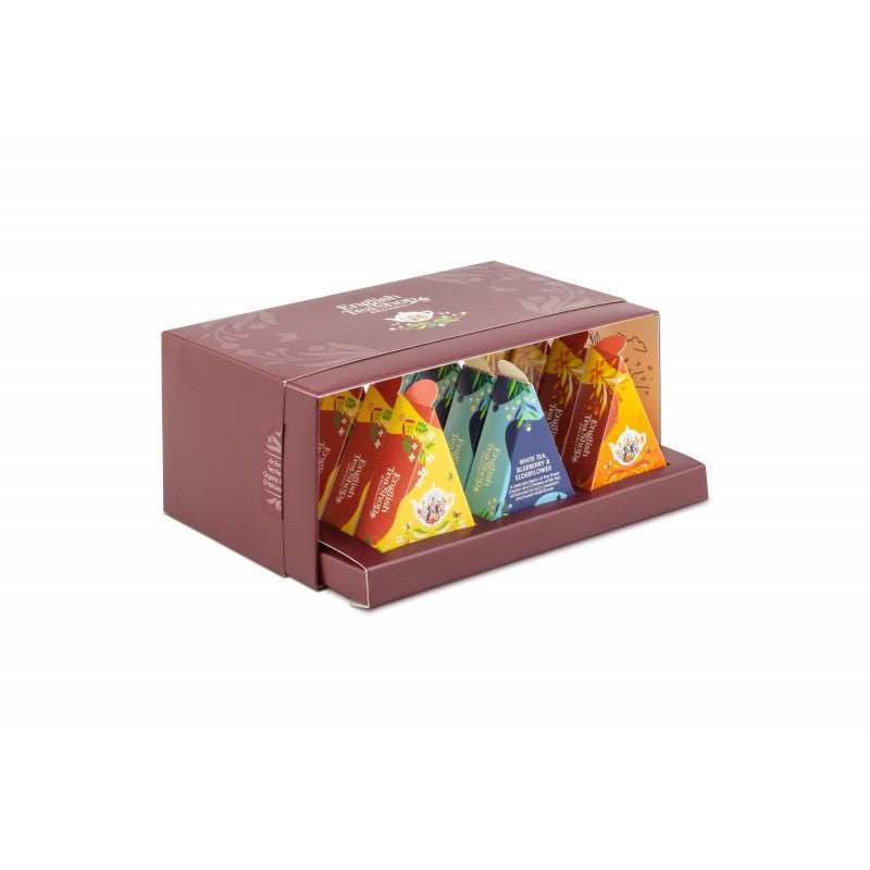 DARILNA ČAJNA KOLEKCIJA WELLNESS,12 PIRAMID