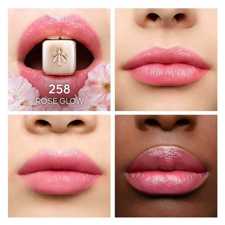 GUERLAIN KISSKISS BEE GLOW - 258 ROSE GLOW