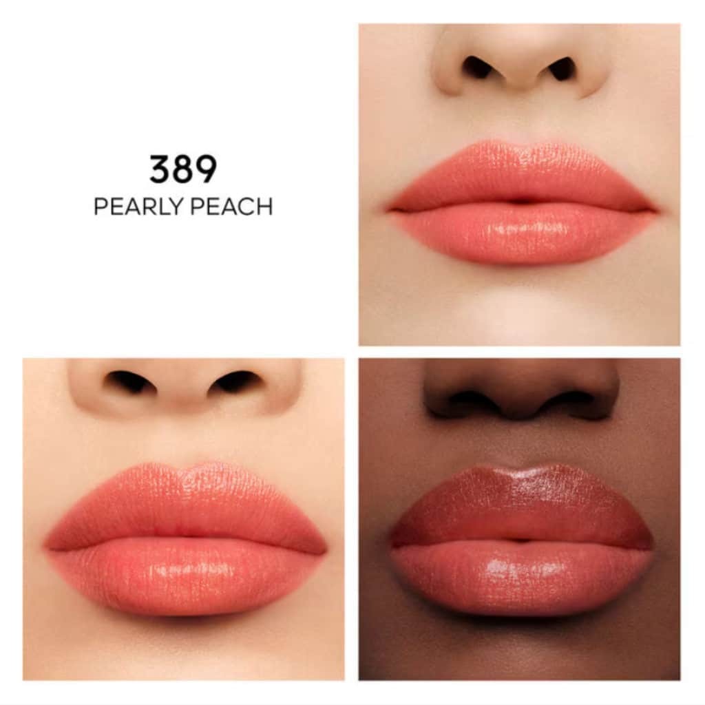 GUERLAIN KISSKISS BEE GLOW - 389 PEARLY PEACH