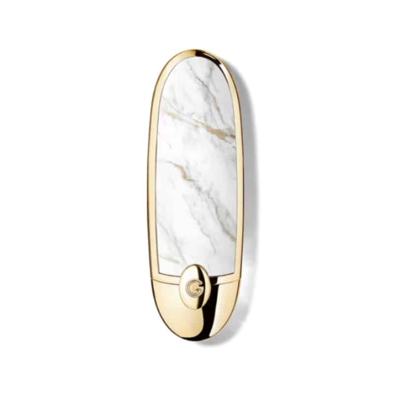 GUERLAIN ROUGE G THE DOUBLE MIRROR JEWEL CASE - LE MARBRE PRESTIŽNI ETUI 