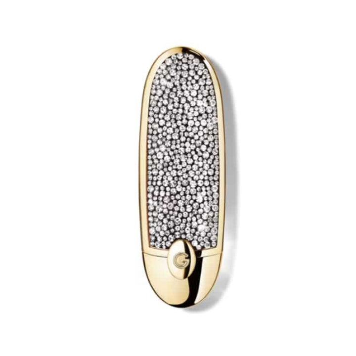 GUERLAIN ROUGE G THE DOUBLE MIRROR JEWEL CASE - LE STRASSÉ PRESTIŽNI ETUI 