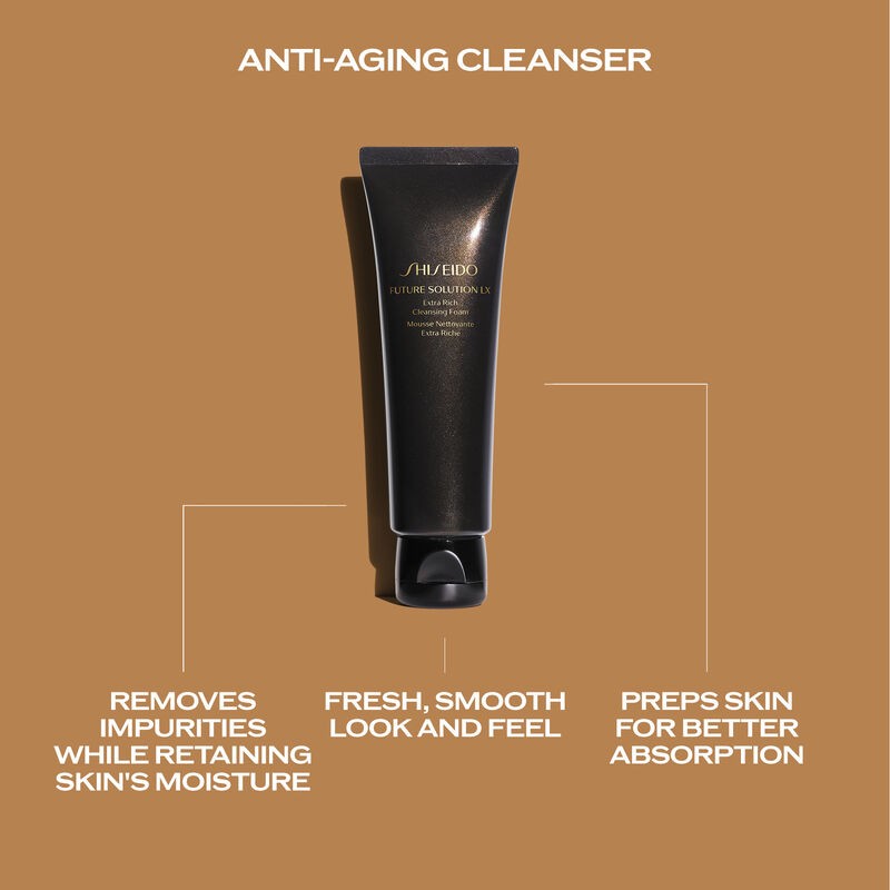 SHISEIDO FUTURE SOLUTION LX - EXTRA RICH CLEANSING FOAM