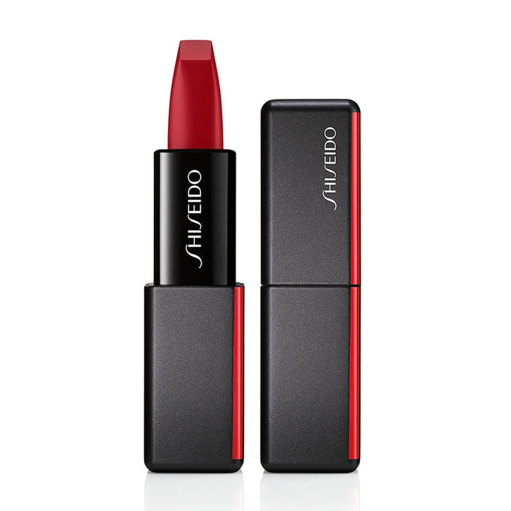 SHISEIDO MODERNMATTE POWDER LIPSTICK - 516 EXOTIC RED 