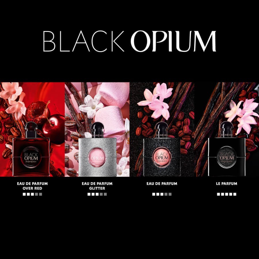 YVES SAINT LAURENT BLACK OPIUM GLITTER - PARFUMSKA VODA