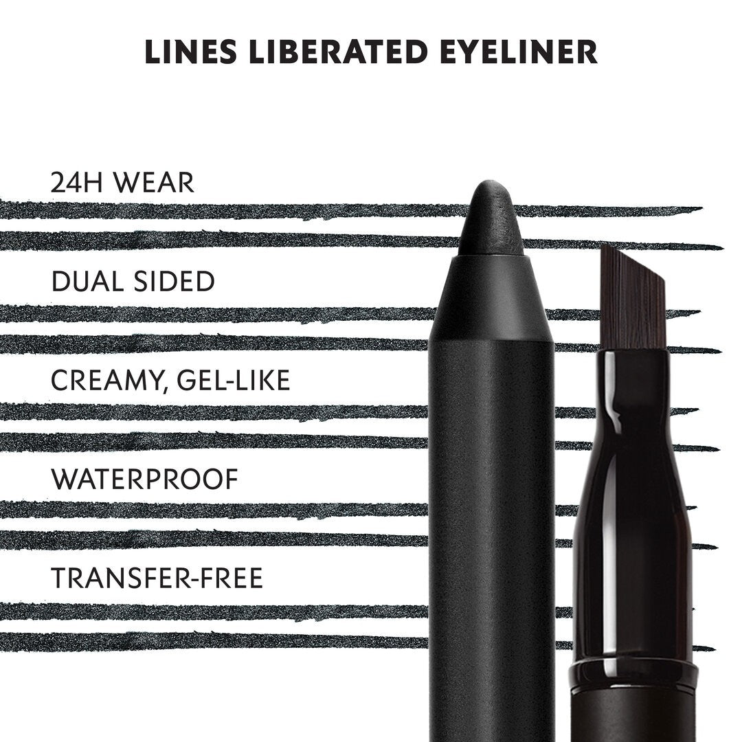 YVES SAINT LAURENT - LINES LIBERATED WATERPROOF EYE LINER 1 UNBRIDLED BLACK