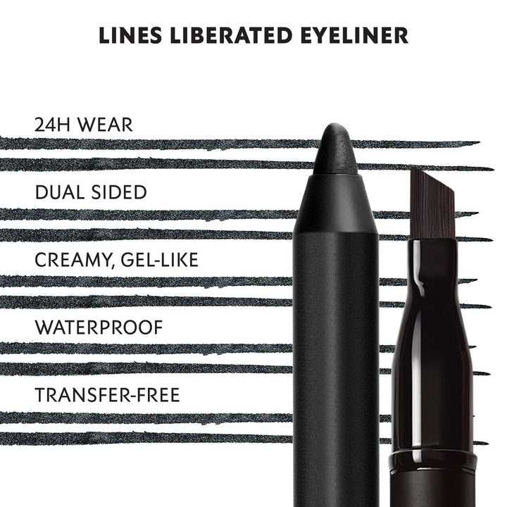 YVES SAINT LAURENT - LINES LIBERATED WATERPROOF EYE LINER 1 UNBRIDLED BLACK