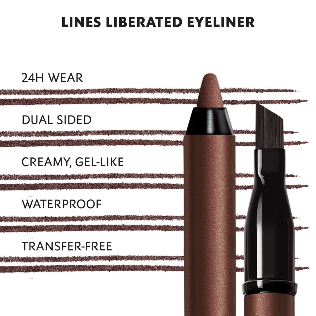 YVES SAINT LAURENT - LINES LIBERATED WATERPROOF EYE LINER 2 DECONSTRUCTED BROWN