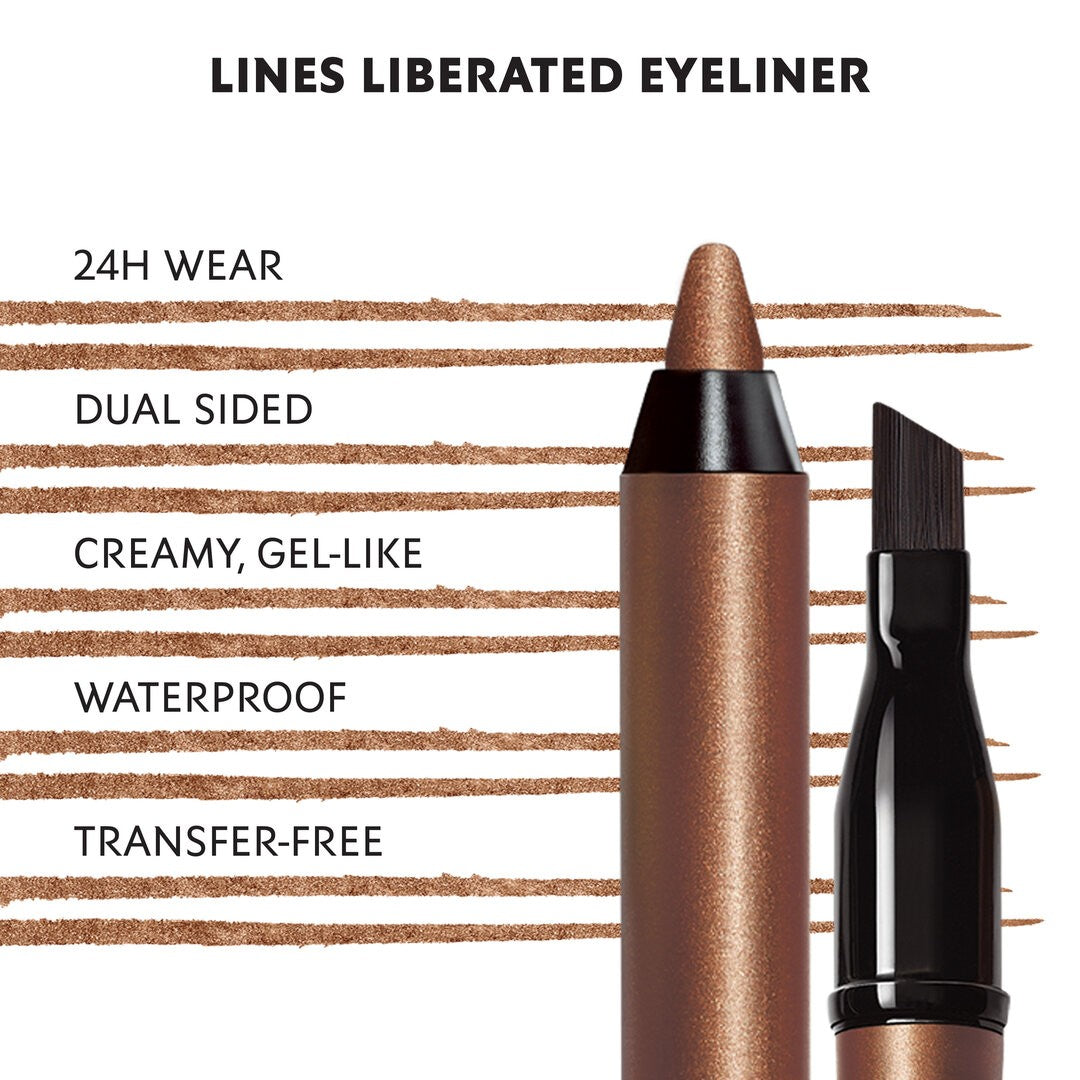 YVES SAINT LAURENT - LINES LIBERATED WATERPROOF EYE LINER 3 LIBERATED BRONZE