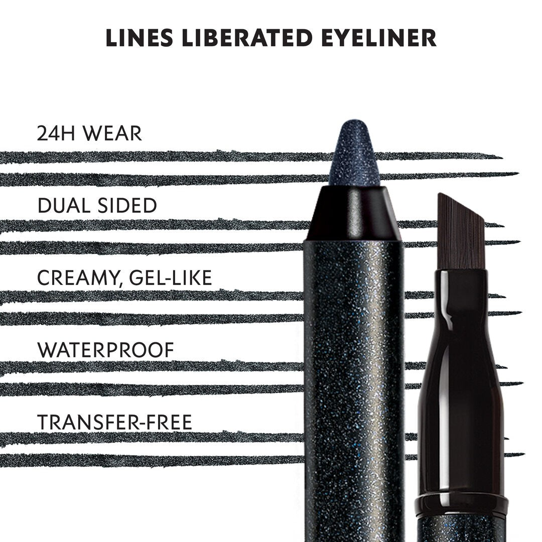 YVES SAINT LAURENT - LINES LIBERATED WATERPROOF EYE LINER 5 PRISMATIC BLACK